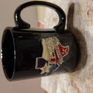Black Texas coffee mug New. Hcl